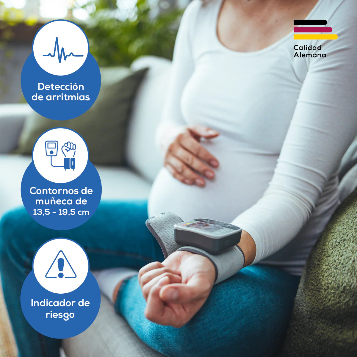 Baumanómetro Digital de Muñeca BC32 monitor de presión arterial para detección de arritmias Marca Beurer