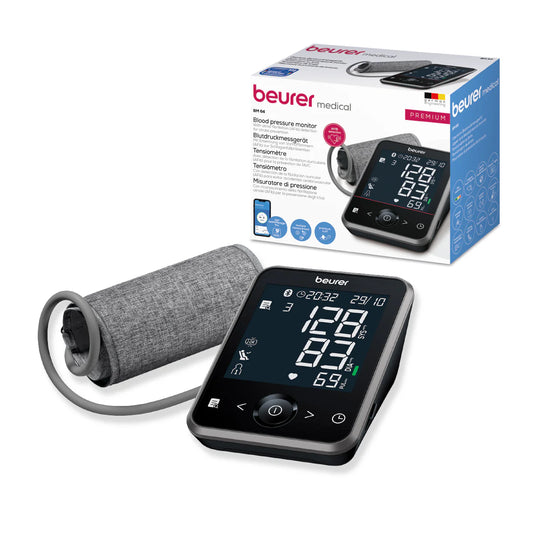 Baumanómetro Digital BM64, medición automática de la tensión arterial y el pulso en la parte superior del brazo Marca Beurer
