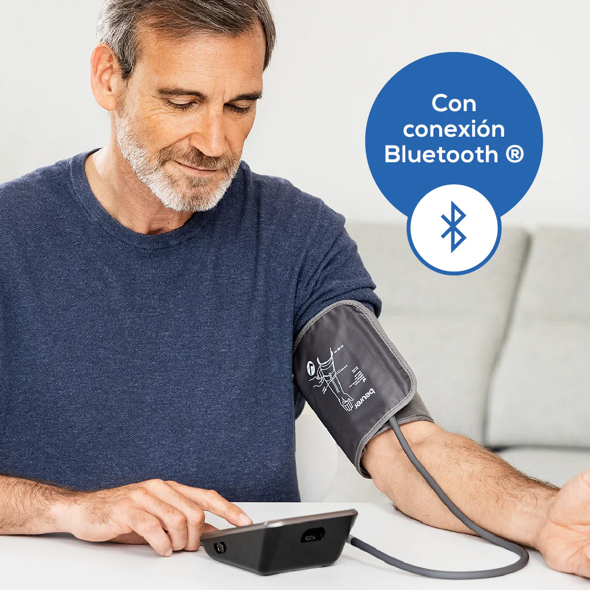 Baumanómetro Digital BM64, medición automática de la tensión arterial y el pulso en la parte superior del brazo Marca Beurer