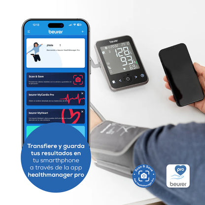 Baumanómetro Digital BM64, medición automática de la tensión arterial y el pulso en la parte superior del brazo Marca Beurer