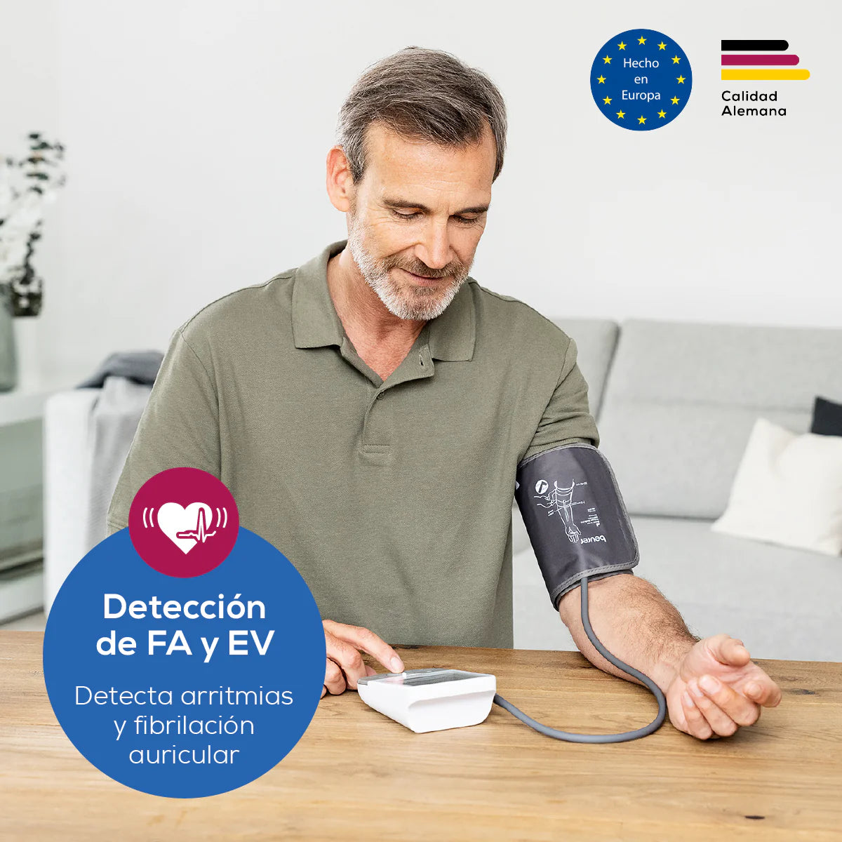 Baumanómetro Digital de brazo BM53 Marca Beurer