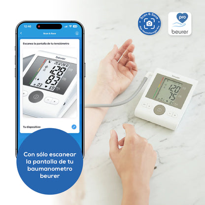 Baumanómetro digital de brazo BM28, medidor de presion arterial y pulso - Marca Beurer
