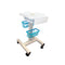 Carro universal para equipos electrónicos metálico - Hergom Medical