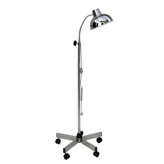 Lampara De Chicote con Base de Metal Cromada