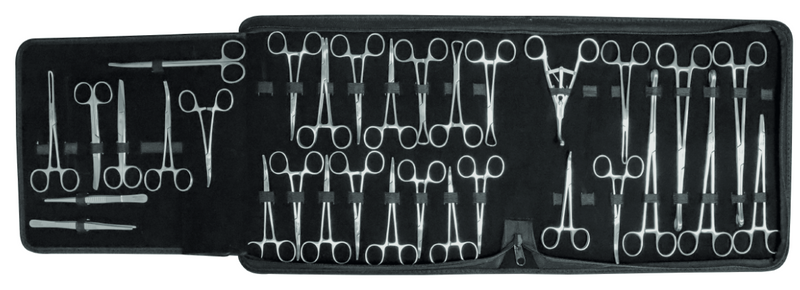 ESTUCHE DE EQUIPO PARA TRAQUEOTOMIA 34 PIEZAS.