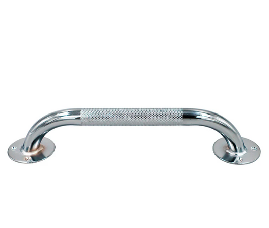 Barra de apoyo de acero moleteada cromada - Marca Handy