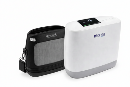 Concentrador de Oxígeno Portátil y Recargable de 3.5 Litros por Minuto - Modelo 7F-7 Marca Handy