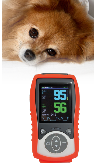 Oxímetro de pulso Palm Xignal. 3 parámetros (SPO2, PR y TEMP) USO VETERINARIO