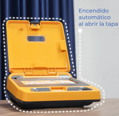 Desfibrilador externo automático DEA (AED) BeneHeart modelo C1A con accesorios incluidos - Marca Mindray