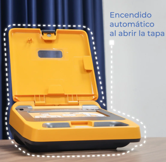 Desfibrilador externo automático DEA (AED) BeneHeart modelo C1A con accesorios incluidos - Marca Mindray