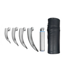 Estuche de Laringoscopio McIntosh de Luz con Cuatro Hojas Curvas de Alta Calidad Hergom Medical | Acero inoxidable
