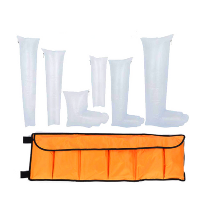 Kit De 6 Ferulas Neumaticas Para Diferentes Extremidades