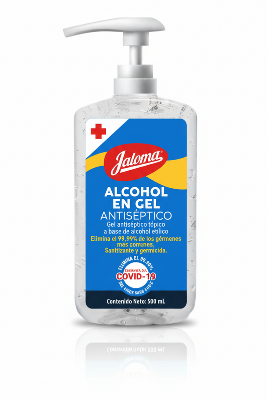 Jaloma Alcohol en gel con dosificador  500 ml