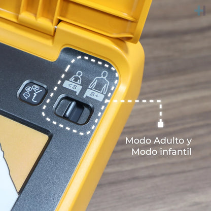 Desfibrilador externo automático DEA (AED) BeneHeart modelo C1A con accesorios incluidos - Marca Mindray