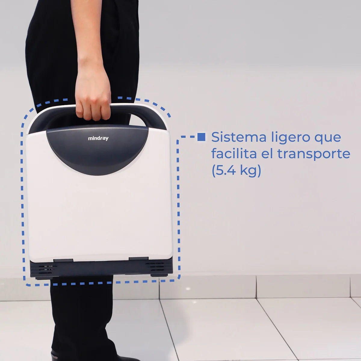 Ultrasonido Portátil para Uso Humano DP20 con función Doppler Pulsado y mejoradores de imagen iBeam y iClear - Marca Mindray