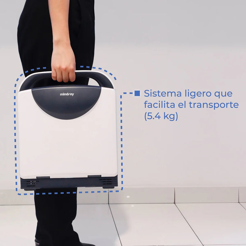 Ultrasonido Portátil para Uso Humano DP20 con función Doppler Pulsado y mejoradores de imagen iBeam y iClear - Marca Mindray