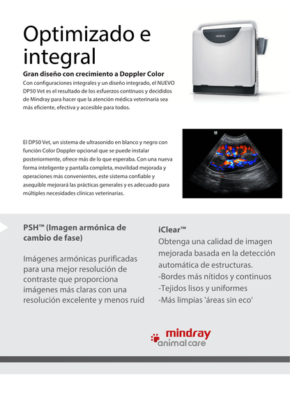 Sistema de Ultrasonido Portátil DP50 VET - Marca Mindray Animal Care (DP50VM)