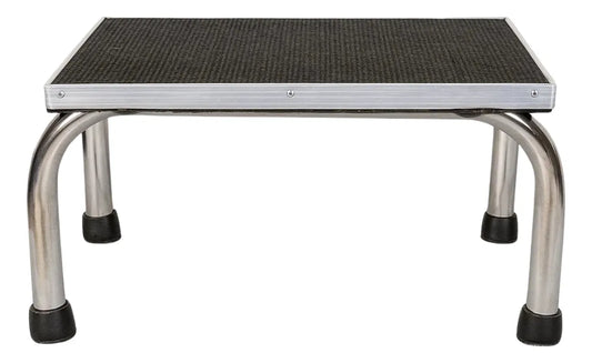 Banco De Un Peldaño Médico Antiderrapante Acero Inoxidable