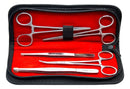 Estuche de Sutura con 5 piezas Hergom Medical | Acero inoxidable