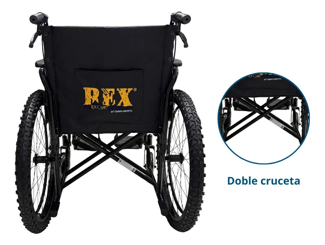 Silla De Ruedas Todo Terreno Desmontable Elevapiernas 160kg