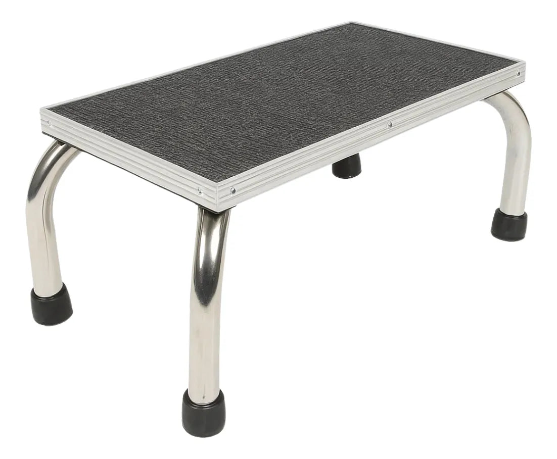 Banco De Un Peldaño Médico Antiderrapante Acero Inoxidable