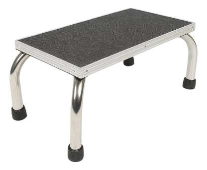 Banco De Un Peldaño Médico Antiderrapante Acero Inoxidable