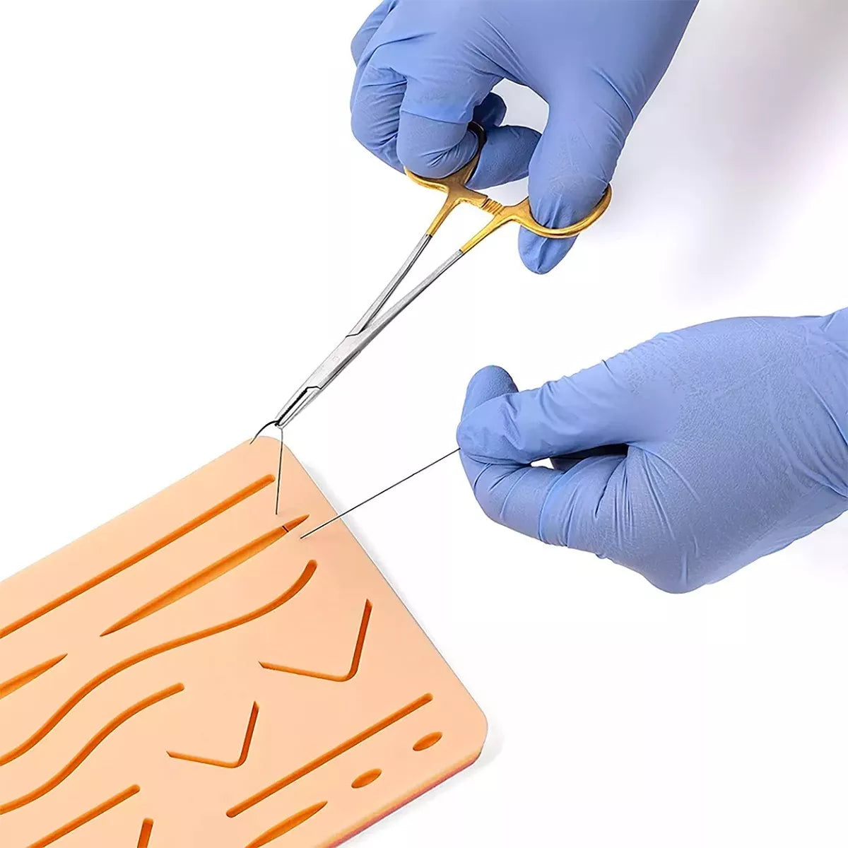 Pad Práctica Sutura, Almohadilla De Silicona Para Sutura