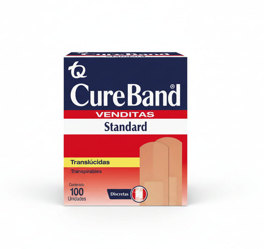 Venditas Adhesivas Cureband Caja con 100 piezas