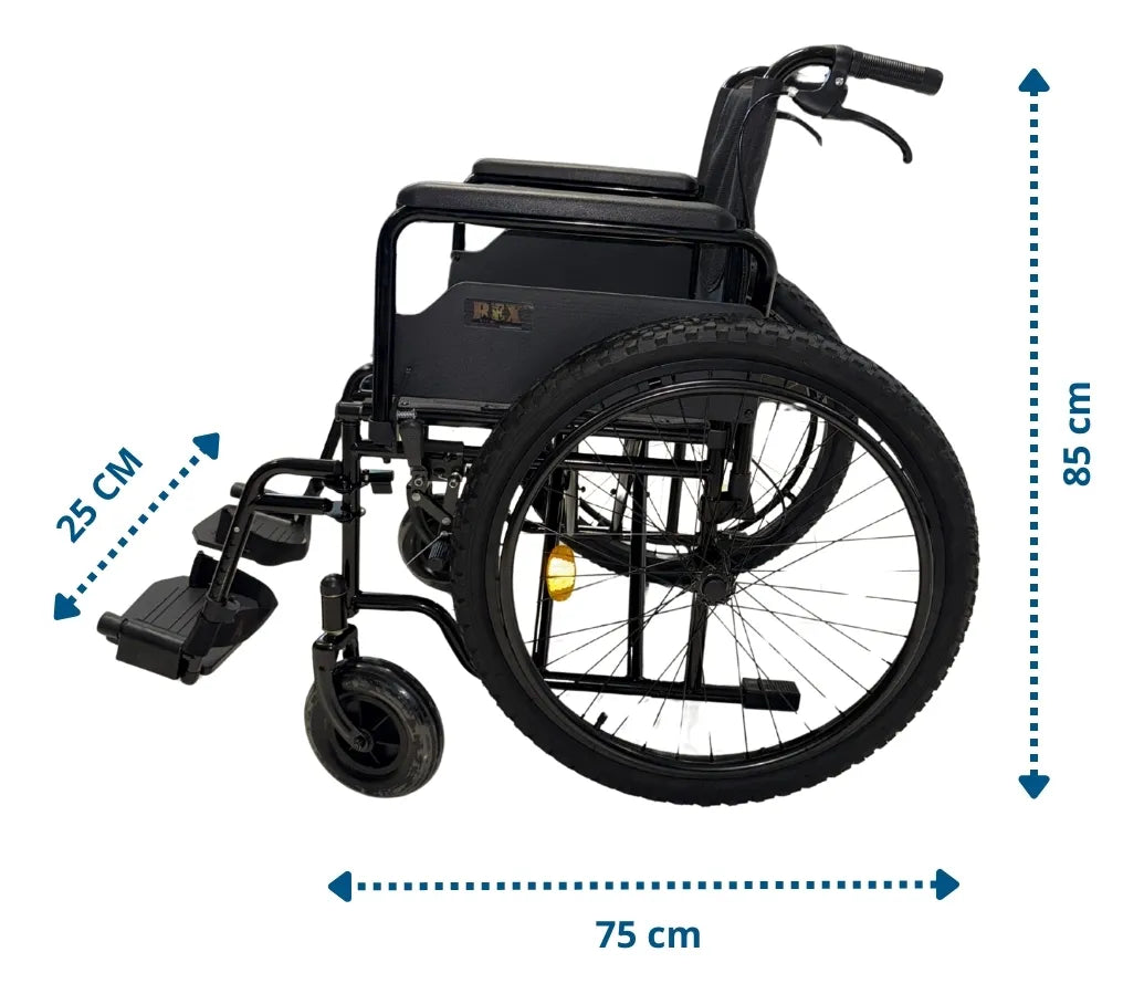 Silla De Ruedas Todo Terreno Desmontable Elevapiernas 160kg