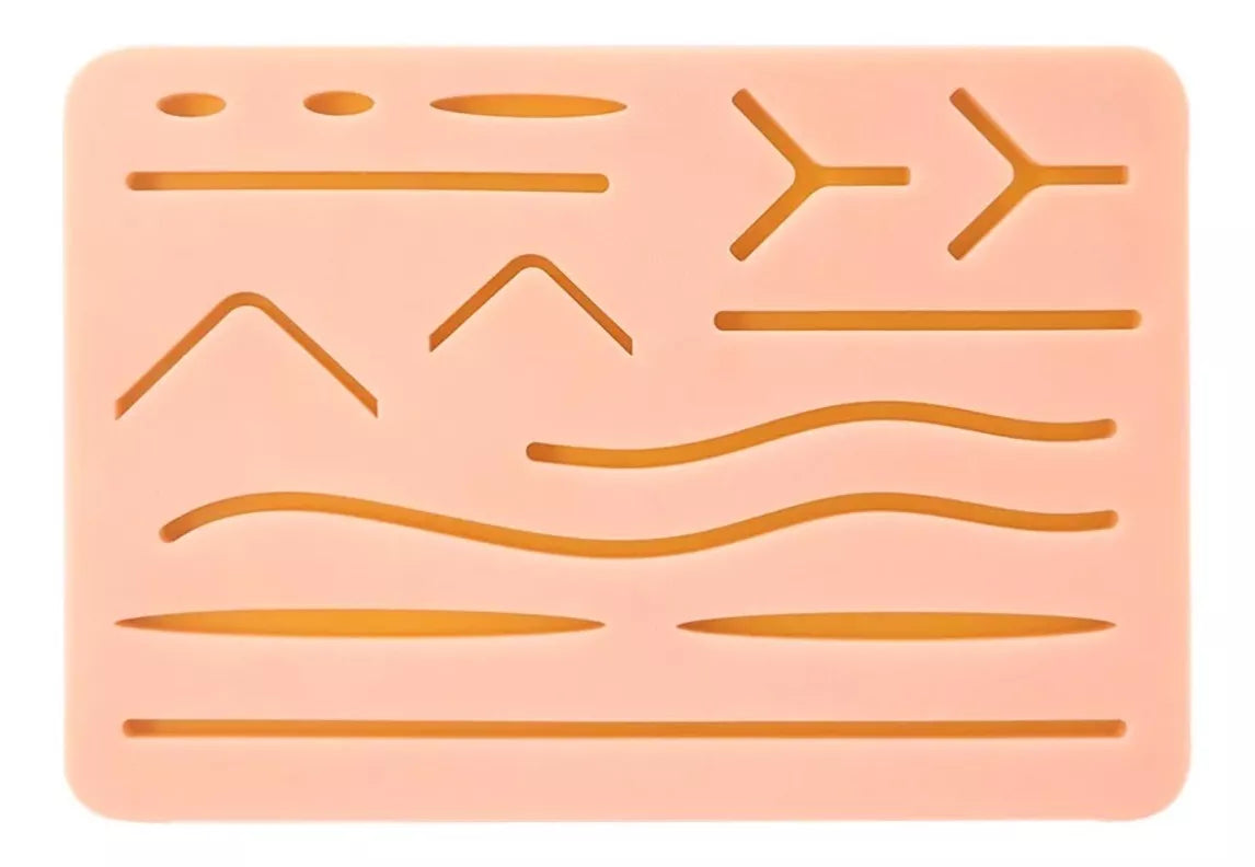 Pad Práctica Sutura, Almohadilla De Silicona Para Sutura