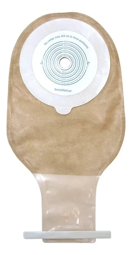 Bolsa de Ileostomía o Colostomía para Adulto en Forma de Botella 30x15 cm  - Marca Sensimedical