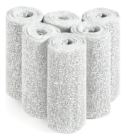 Kit Venda Enyesada De Algodón Grado Medico Marca Galia Color Blanco