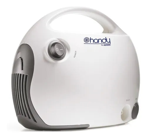 Nebulizador de pistón vertical con mascarillas, para uso ambiental o personal para niño/adulto - Marca Handy