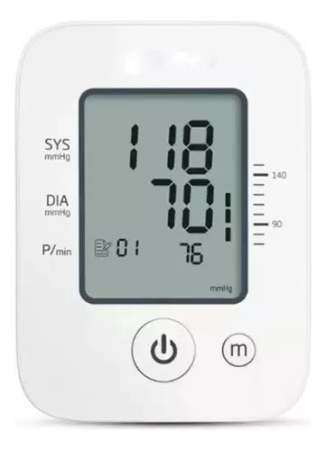 Baumanómetro Digital de brazo con pantalla LCD para medir presión arterial con función de voz BD-4 | Marca Checkatek