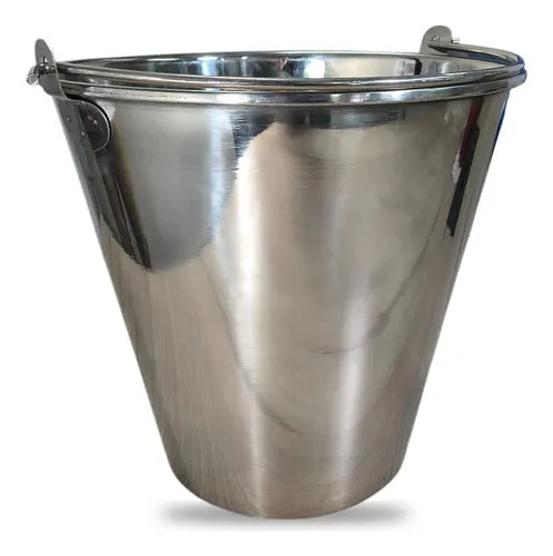 Cubeta Médica de Acero Inoxidable de 12 litros - Marca Hergom Medical