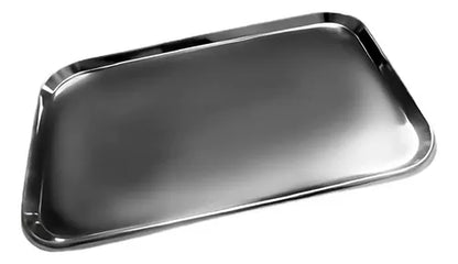 Charola Mayo con Orillas Curveadas Hergom Premium | Acero inoxidable Alemán de alta calidad