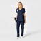 Set Uniforme de Filipina Médica con Cuello V + Pantalón Recto para Mujer - Marca WonderWork Wink