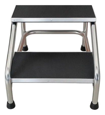 Banco De Altura 2 Peldaños Medico Escalerilla Antiderrapante