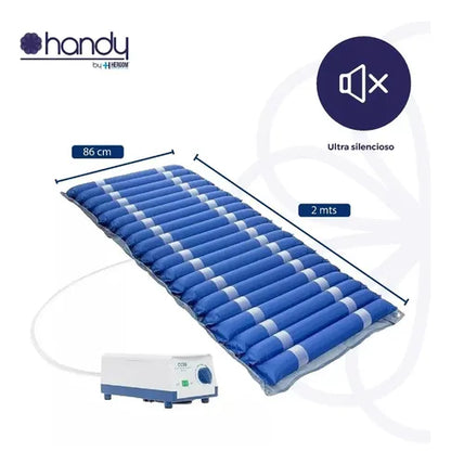 Colchón de presión alterna con sistema celdas de ventilación y regulador de presión - Marca Handy