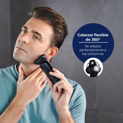 Afeitadora con Cabezal de Corte Flexible, Resistente al Agua MN8X