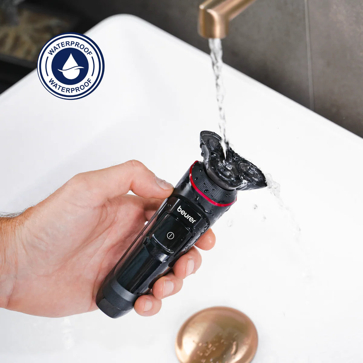 Afeitadora con Cabezal de Corte Flexible, Resistente al Agua MN8X