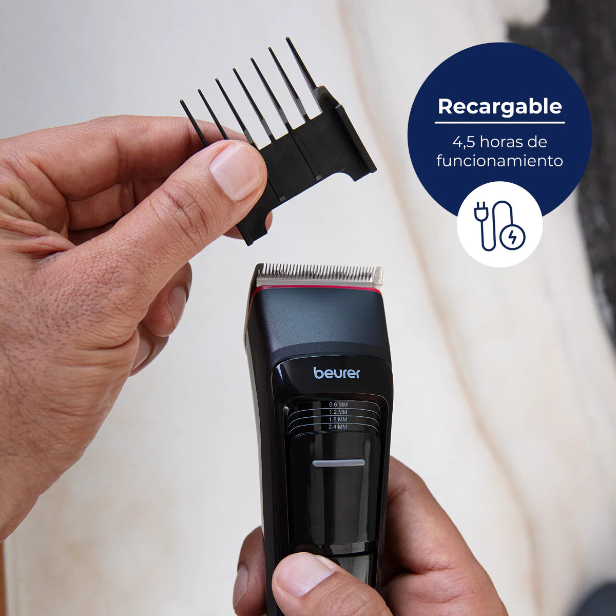 Rasuradora para Cabello, Corte de Cabello Profesional en casa con 7 Accesorios MN5X