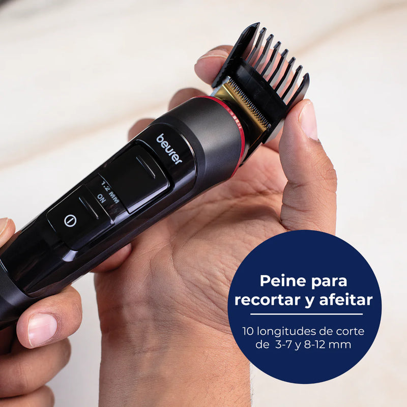 Rasuradora para Barba, Lavable con Cuchilla de Acero Inoxidable y Revestimiento de Titanio MN4X