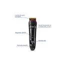 Rasuradora para Barba, Lavable con Cuchilla de Acero Inoxidable y Revestimiento de Titanio MN4X