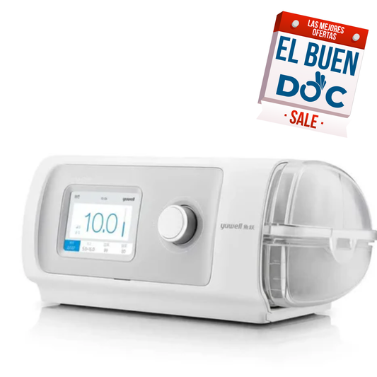 Máquina para apnea de sueño CPAP modelo RY450 con mascarilla incluida y estuche - Marca Handy