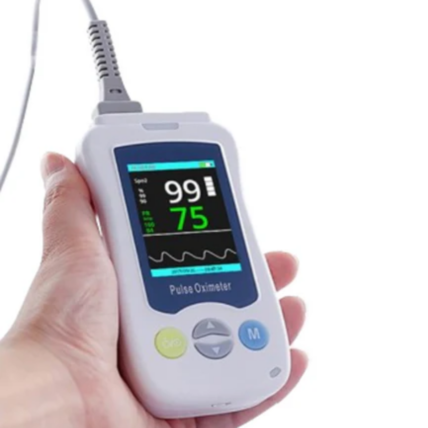 Oxímetro de Dedo Multifuncional – Ideal para uso Neonatal, Pediátrico y Adulto