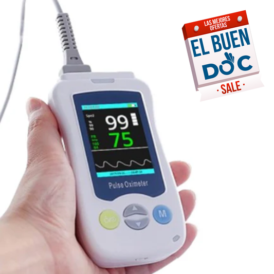 Oxímetro de Dedo Multifuncional – Ideal para uso Neonatal, Pediátrico y Adulto