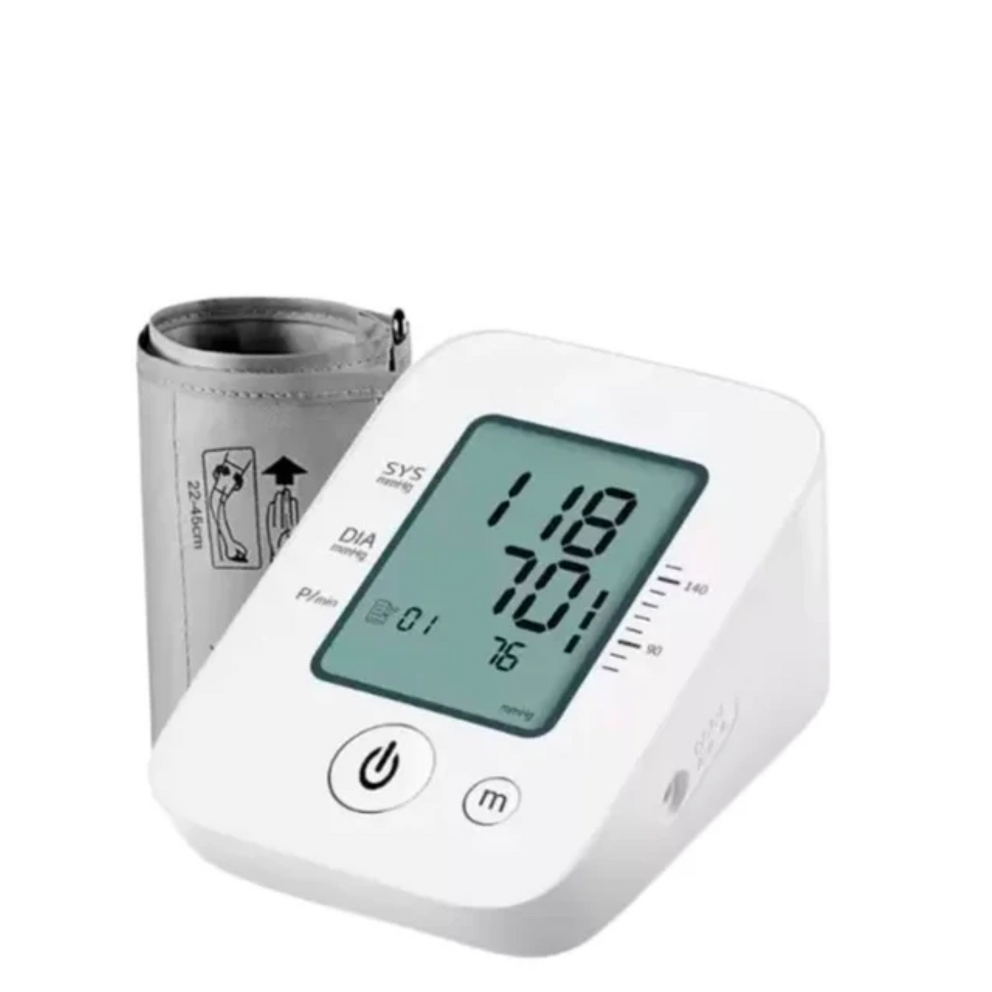 Baumanómetro Digital de brazo con pantalla LCD para medir presión arterial con función de voz BD-4 | Marca Checkatek