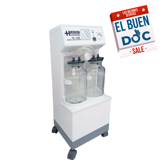 Aspirador Quirúrgico de Flemas y Secreciones de 20 L x minuto, Modelo 7A-23B