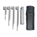 Estuche de Laringoscopio Miller de Luz Estándar con 4 Hojas Hergom Medical | Acero inoxidable